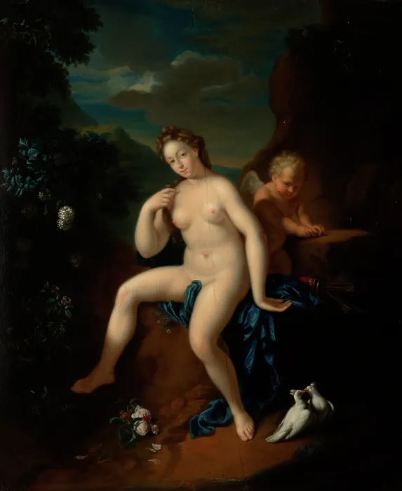 Framed Print : Venus and Cupid, c1700. Creator: Unknown Framed Print : Venus and Cupid, c1700. Creator: Unknown