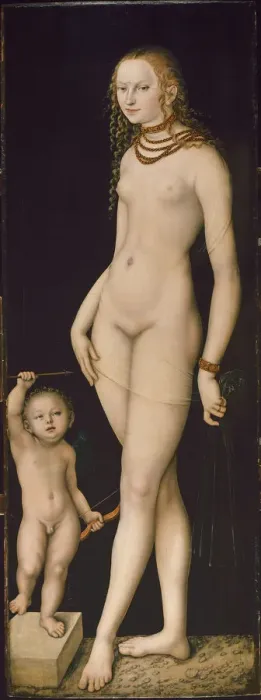 Framed Print : Venus and Cupid, ca 1530 Framed Print : Venus and Cupid, ca 1530