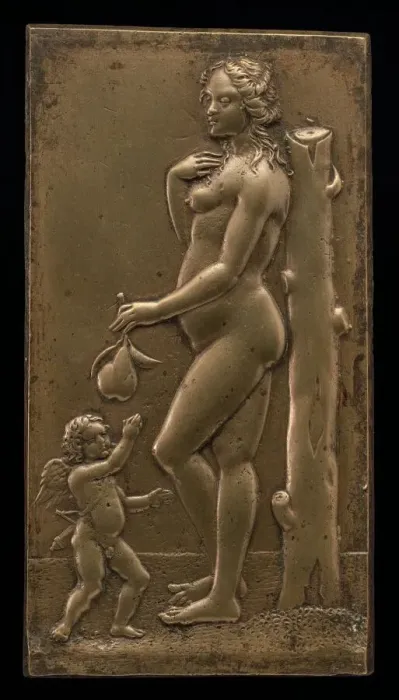 Framed Print : Venus and Cupid, mid 16th century. Creator: Unknown Framed Print : Venus and Cupid, mid 16th century. Creator: Unknown