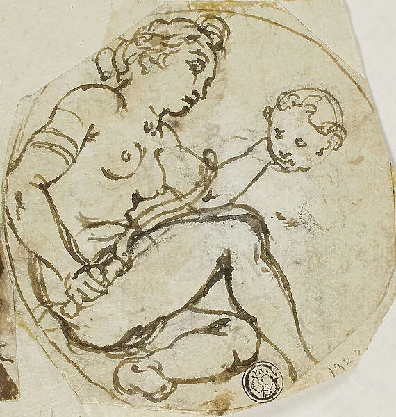 Venus and Cupid, n.d. Creator: Andrea Lilio