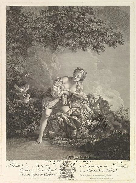 Venus et les Amours (Venus and the Loves), 18th century. Creator: Rene Gaillard