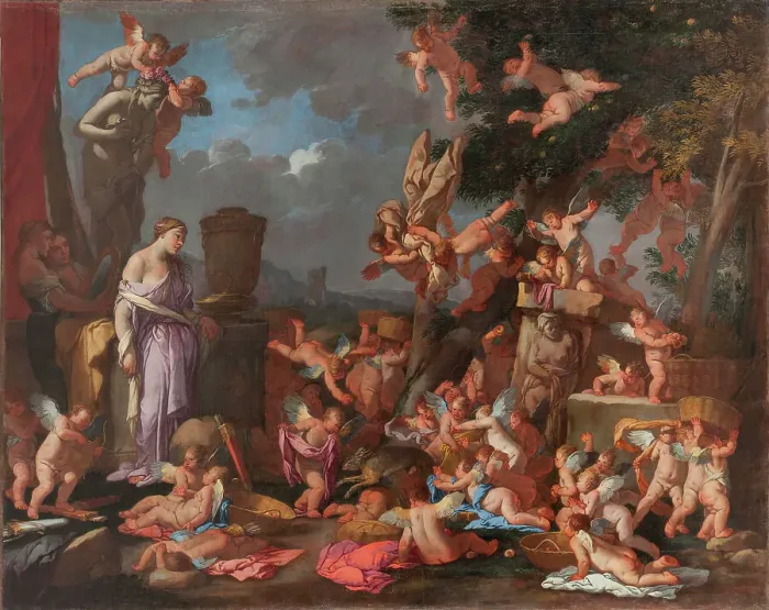 Framed Print : The Venus Festival, Mid-17th century. Creator: Carpioni, Giulio (1613-1678) Framed Print : The Venus Festival, Mid-17th century. Creator: Carpioni, Giulio (1613-1678)
