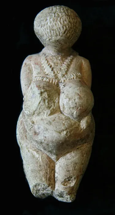Framed Print : Venus figurine of Kostenki, ca 25.000 BC. Creator: Prehistoric art Framed Print : Venus figurine of Kostenki, ca 25.000 BC. Creator: Prehistoric art