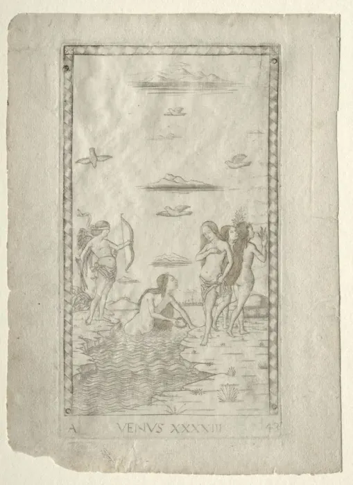 Framed Print : Venus (from the Tarocchi, series A: Firmaments of the Universe, #43), before 1467 Framed Print : Venus (from the Tarocchi, series A: Firmaments of the Universe, #43), before 1467