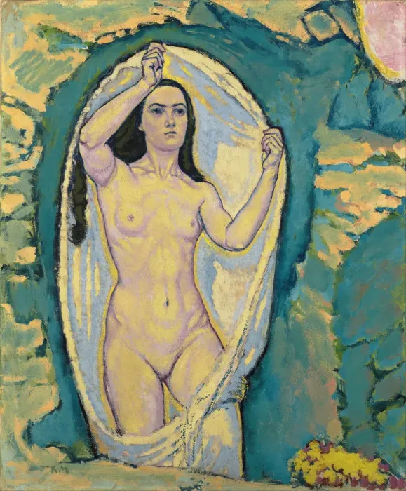 Framed Print : Venus in the Grotto, c. 1914. Artist: Moser, Koloman (1868-1918)