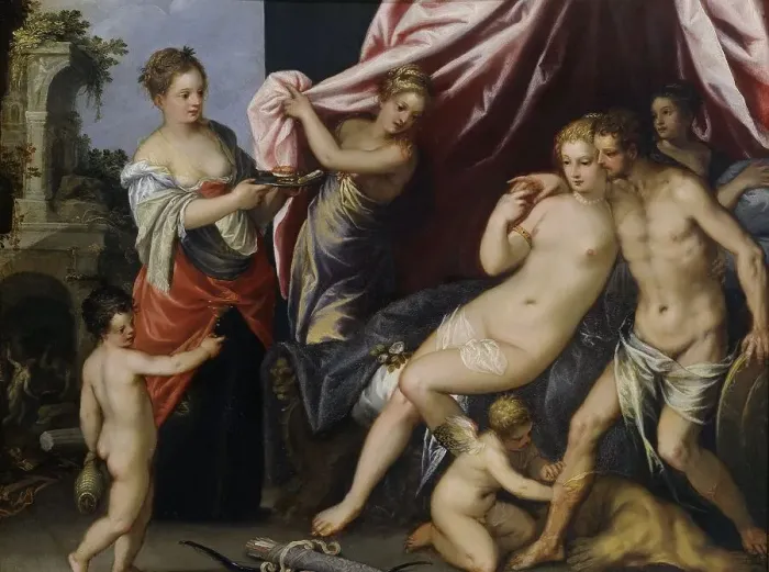 Framed Print : Venus and Mars, 1604. Creator: Johannes Rottenhammer the elder Framed Print : Venus and Mars, 1604. Creator: Johannes Rottenhammer the elder