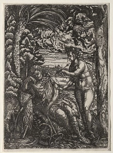 Venus and Mercury. Creator: Hans Burgkmair (German, 1473-1531)