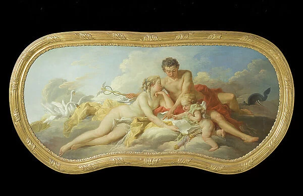 Venus and Mercury Instructing Cupid, 1738. Creator: Francois Boucher