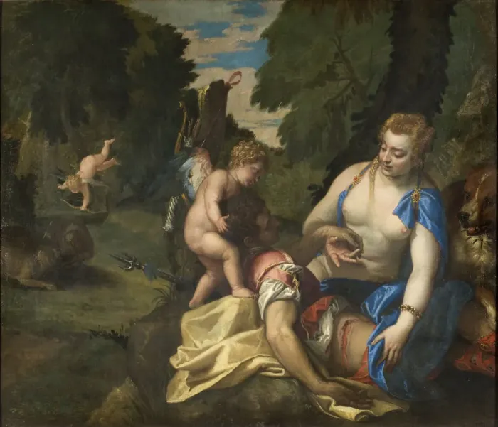 Framed Print : Venus Mourning Adonis Framed Print : Venus Mourning Adonis