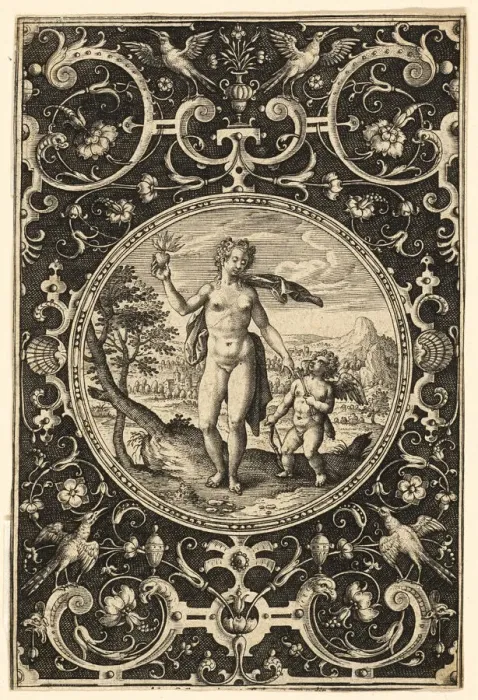Framed Print : Venus, n. d. Creator: Adriaen Collaert Framed Print : Venus, n. d. Creator: Adriaen Collaert