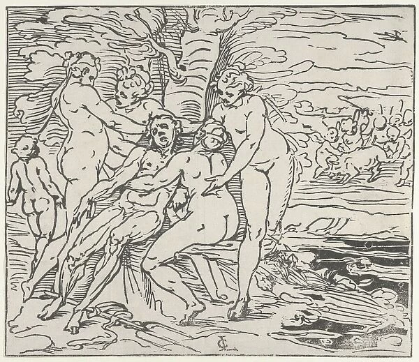 Venus and the Nymphs Lamenting the Death of Adonis, 1560-65. Creator: Luca Cambiaso