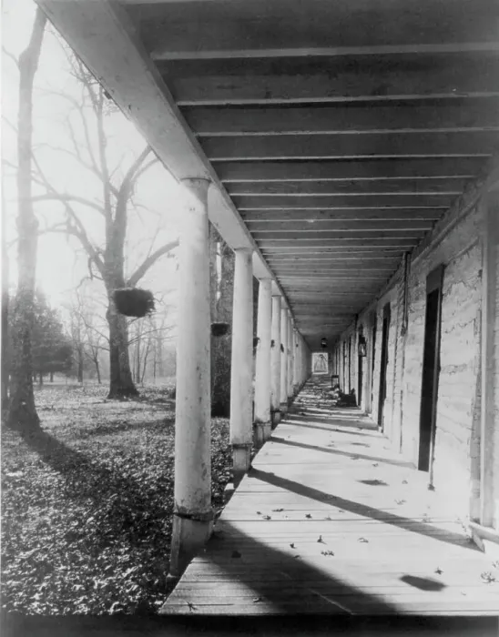 Framed Print : Veranda of the cottages, Mammoth Cave, Edmondson County, Kentucky, c1893. Creator: Frances Benjamin Johnston. Veranda of the cottages, Mammoth Cave, Edmondson County, Kentucky, c1893. Creator: Frances Benjamin Johnston Framed Print : Veranda of the cottages, Mammoth Cave, Edmondson County, Kentucky, c1893. Creator: Frances Benjamin Johnston. Veranda of the cottages, Mammoth Cave, Edmondson County, Kentucky, c1893. Creator: Frances Benjamin Johnston