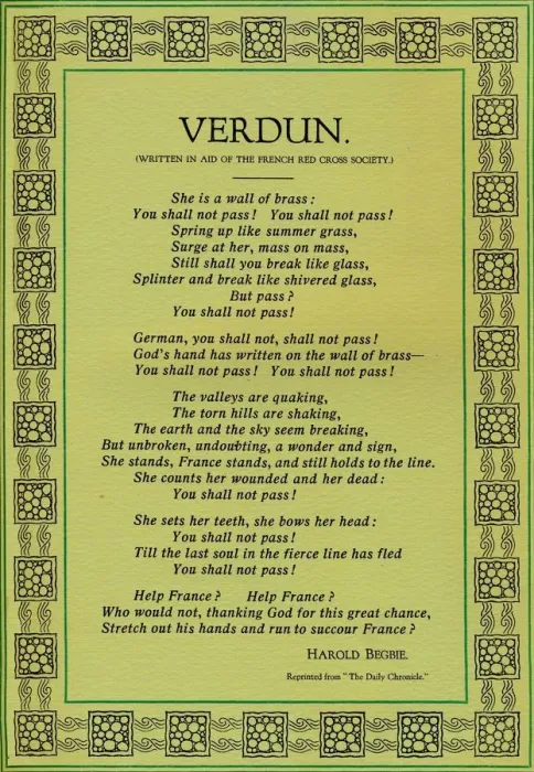 Framed Print : Verdun, 1916 Framed Print : Verdun, 1916