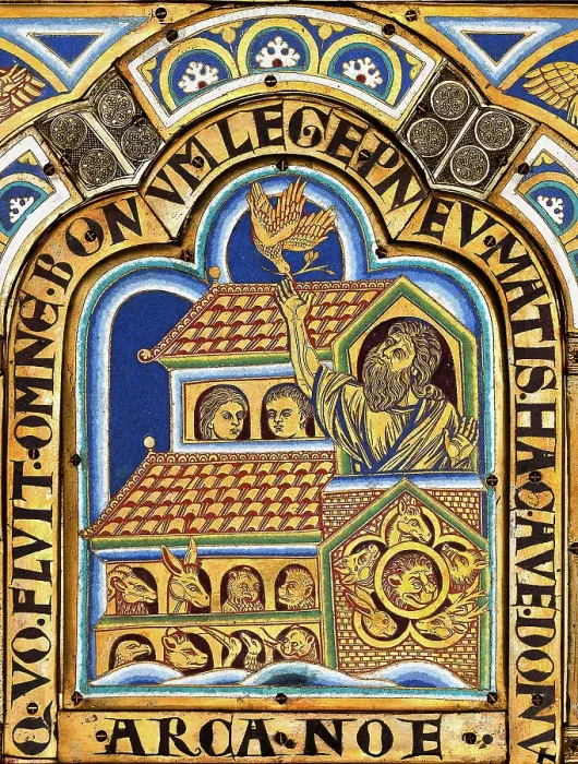 Framed Print : The Verdun Altar: The Noah's Ark, 1181. Creator: Nicholas of Verdun (ca 1130 / 40-after 1205) Framed Print : The Verdun Altar: The Noah's Ark, 1181. Creator: Nicholas of Verdun (ca 1130 / 40-after 1205)