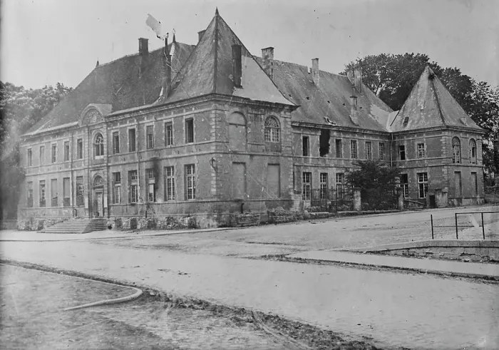 Framed Print : Verdun - Palais De Justice, between c1915 and 1918. Creator: Bain News Service Framed Print : Verdun - Palais De Justice, between c1915 and 1918. Creator: Bain News Service