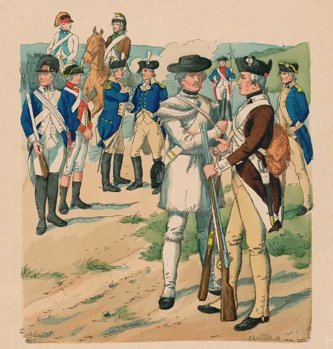 Framed Print : Vereinigte Staaten von Nord-Amerika, 1775-1783. Artist: Claude Ferdinand Gaillard Framed Print : Vereinigte Staaten von Nord-Amerika, 1775-1783. Artist: Claude Ferdinand Gaillard