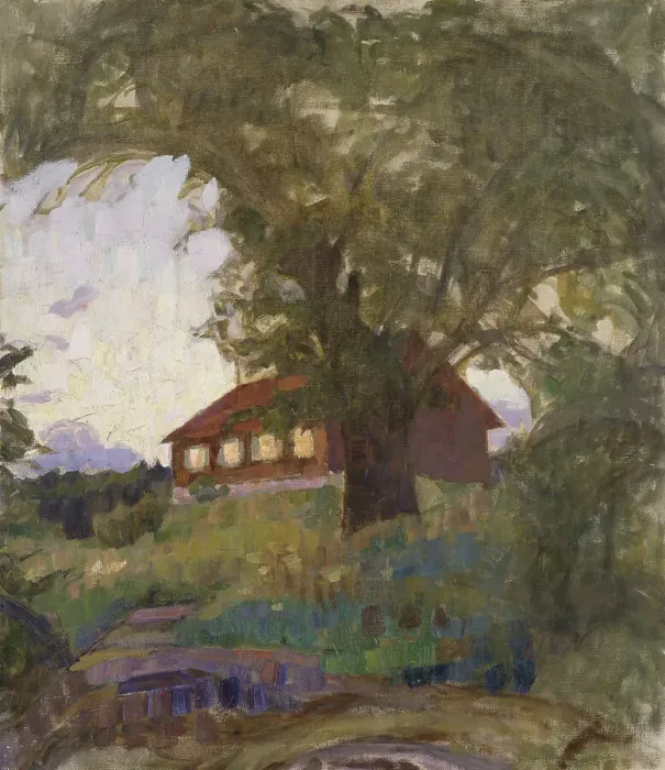 Framed Print : The Verger's House at Tyresö, 1911. Creator: Sven Richard Bergh Framed Print : The Verger's House at Tyresö, 1911. Creator: Sven Richard Bergh