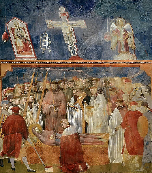 Verification of the Stigmata (from Legend of Saint Francis), 1295-1300. Creator: Giotto di Bondone (1266-1377)