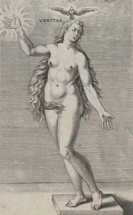 Framed Print : Veritas, from Prosopographia, ca. 1585-90. ca. 1585-90. Creator: Philip Galle Framed Print : Veritas, from Prosopographia, ca. 1585-90. ca. 1585-90. Creator: Philip Galle