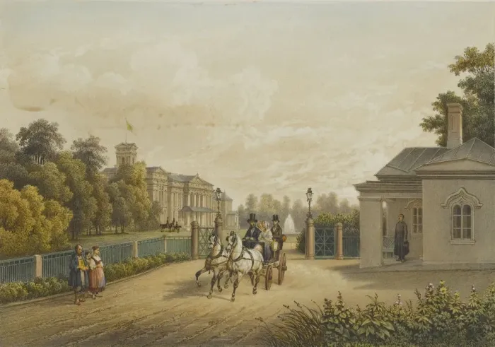 Framed Print : Verkiai Palace, 1847-1852 Framed Print : Verkiai Palace, 1847-1852
