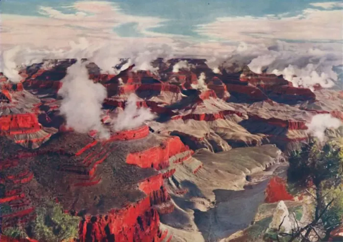 Framed Print : Vermilion Cliffs and Vast Depths of an Unparalleled Wonderland, c1935 Framed Print : Vermilion Cliffs and Vast Depths of an Unparalleled Wonderland, c1935