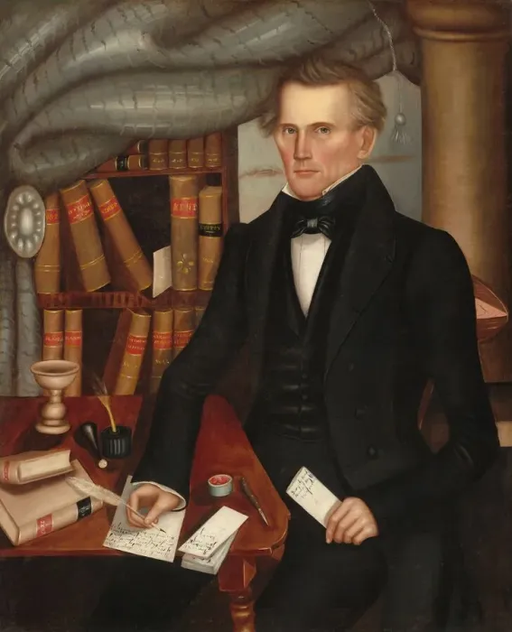 Framed Print : Vermont Lawyer, 1841. Creator: Horace Bundy Framed Print : Vermont Lawyer, 1841. Creator: Horace Bundy