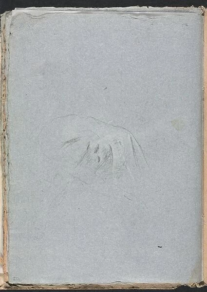 Verona Sketchbook: Drapery (page 20), 1760. Creator: Francesco Lorenzi (Italian, 1723-1787)