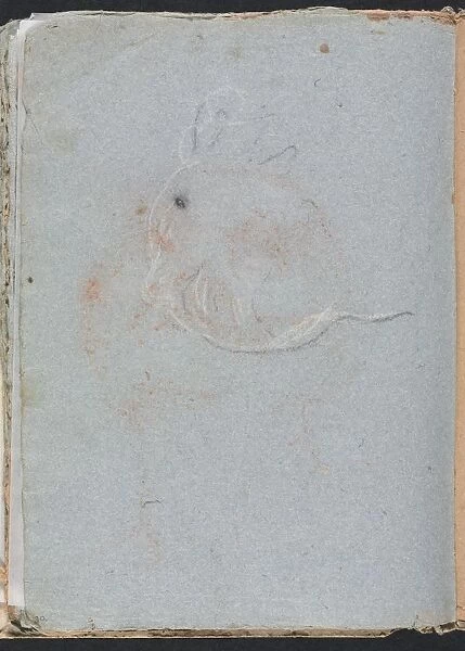 Verona Sketchbook: Head (page 30), 1760. Creator: Francesco Lorenzi (Italian, 1723-1787)