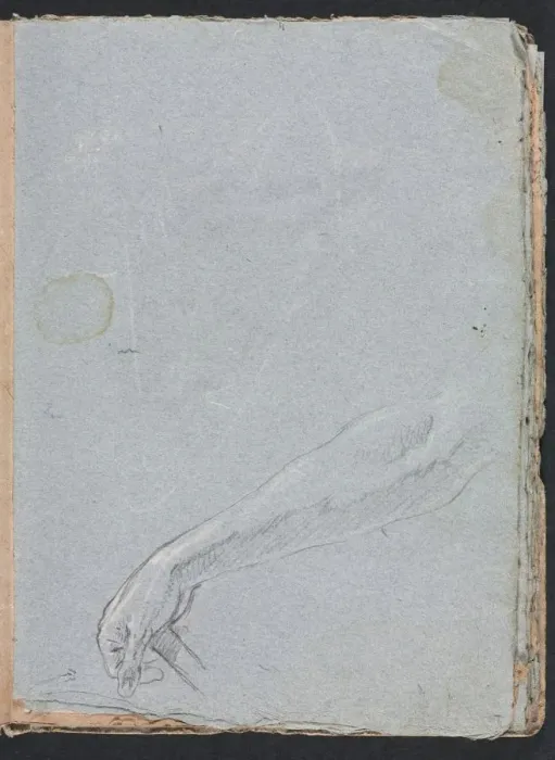 Framed Print : Verona Sketchbook: Right hand (page 7), 1760. Creator: Francesco Lorenzi (Italian, 1723-1787) Framed Print : Verona Sketchbook: Right hand (page 7), 1760. Creator: Francesco Lorenzi (Italian, 1723-1787)