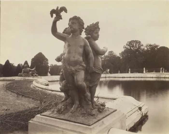 Framed Print : Versailles, Bassin du Midi, 1901. Creator: Eugene Atget Framed Print : Versailles, Bassin du Midi, 1901. Creator: Eugene Atget
