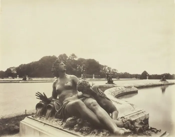 Framed Print : Versailles, Bassin du Nord, 1901. Creator: Eugene Atget Framed Print : Versailles, Bassin du Nord, 1901. Creator: Eugene Atget