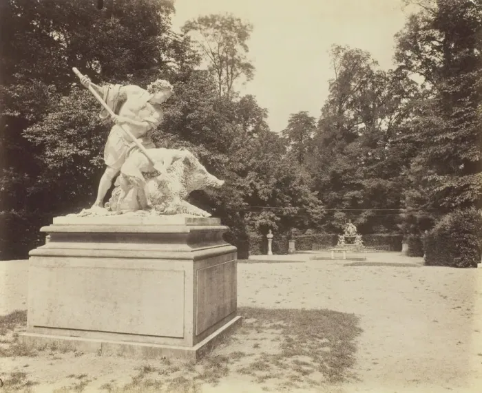 Framed Print : Versailles, Bosquet de l Arc de Triomphe, 1901. Creator: Eugene Atget Framed Print : Versailles, Bosquet de l Arc de Triomphe, 1901. Creator: Eugene Atget
