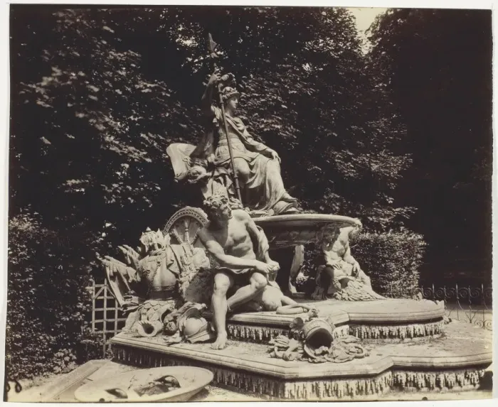 Framed Print : Versailles, Bosquet de l Arc de Triomphe, 1901. Creator: Eugene Atget Framed Print : Versailles, Bosquet de l Arc de Triomphe, 1901. Creator: Eugene Atget