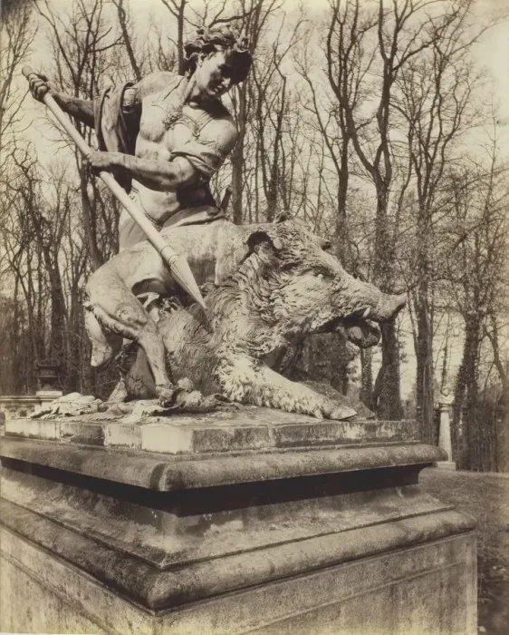 Framed Print : Versailles, Bosquet de l Arc de Triomphe, 1904. Creator: Eugene Atget Framed Print : Versailles, Bosquet de l Arc de Triomphe, 1904. Creator: Eugene Atget