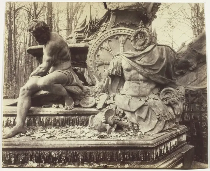 Framed Print : Versailles, Bosquet de l Arc de Triomphe, 1904. Creator: Eugene Atget Framed Print : Versailles, Bosquet de l Arc de Triomphe, 1904. Creator: Eugene Atget