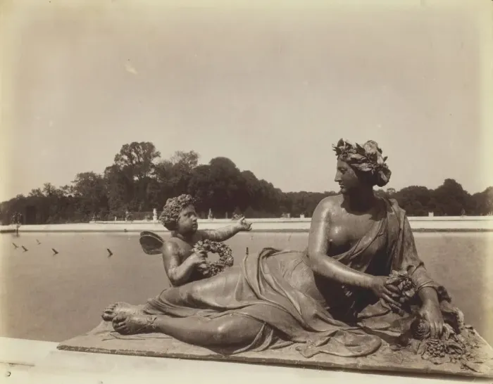 Framed Print : Versailles, Coin de Parc, 1901. Creator: Eugene Atget Framed Print : Versailles, Coin de Parc, 1901. Creator: Eugene Atget