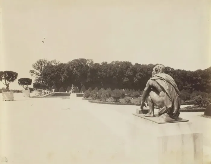 Framed Print : Versailles, Coin de Parc, 1903. Creator: Eugene Atget Framed Print : Versailles, Coin de Parc, 1903. Creator: Eugene Atget