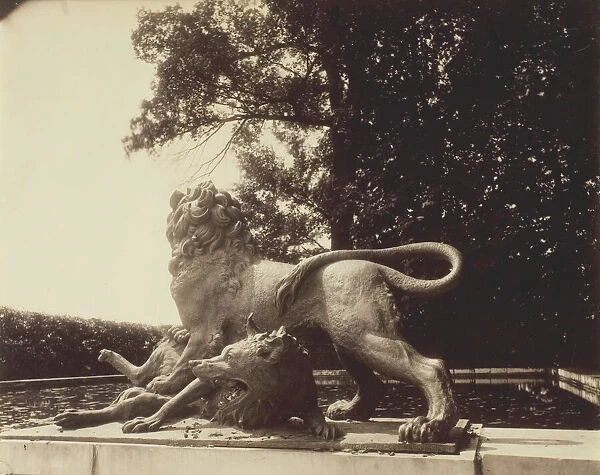 Versailles, Fontaine de Diane (Detail), 1901. Creator: Eugene Atget