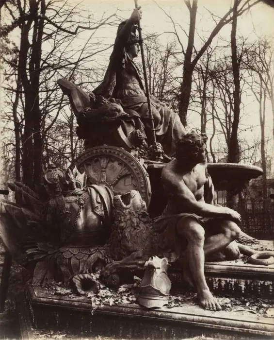 Framed Print : Versailles, Fountain of Triumphant France, 1904. Creator: Eugene Atget (French, 1857-1927) Framed Print : Versailles, Fountain of Triumphant France, 1904. Creator: Eugene Atget (French, 1857-1927)
