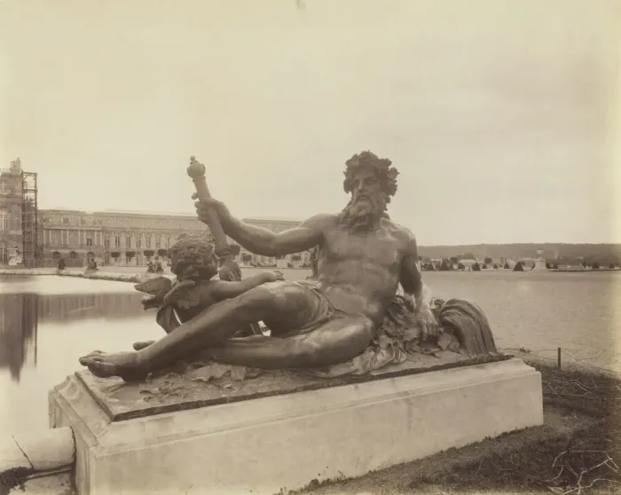 Framed Print : Versailles, Le Rhone par Tuby, 1901. Creator: Eugene Atget Framed Print : Versailles, Le Rhone par Tuby, 1901. Creator: Eugene Atget