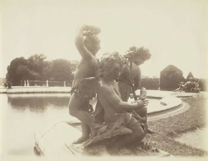 Framed Print : Versailles, Parterre d Eau, 1901. Creator: Eugene Atget Framed Print : Versailles, Parterre d Eau, 1901. Creator: Eugene Atget