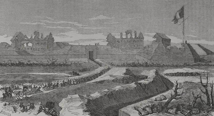 Framed Print : Versailles troops enter the Fort d'Issy to overthrow the revolutionary government, Paris... 1871 Framed Print : Versailles troops enter the Fort d'Issy to overthrow the revolutionary government, Paris... 1871