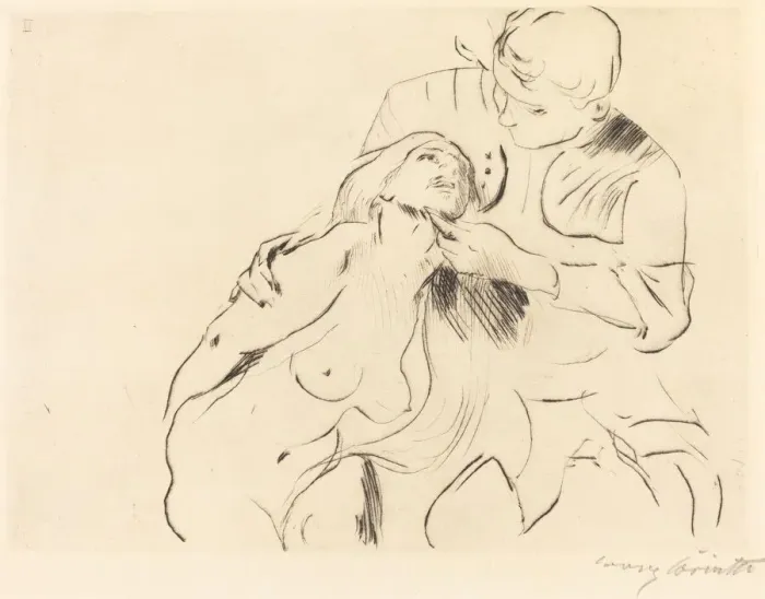 Framed Print : Versohnung (The Reconciliation), 1914. Creator: Lovis Corinth Framed Print : Versohnung (The Reconciliation), 1914. Creator: Lovis Corinth