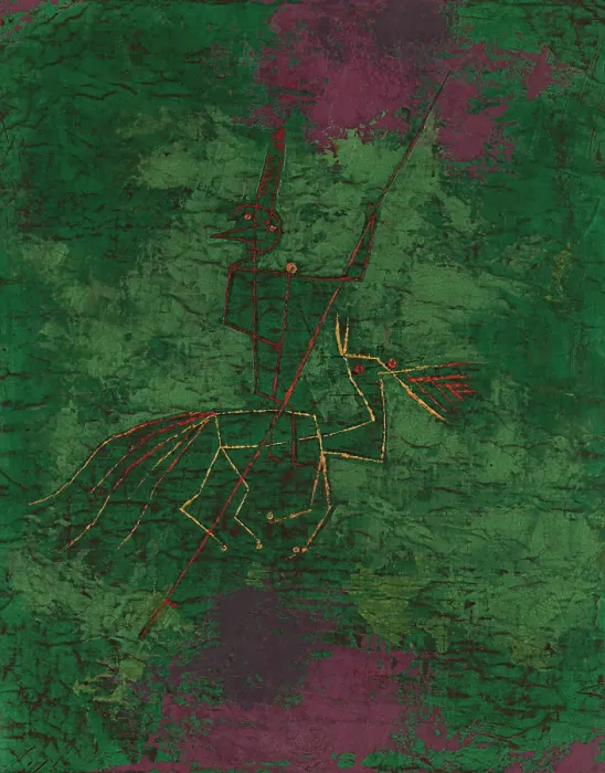 Framed Print : Versprengter Reiter (Scattered Rider), 1929. Creator: Klee, Paul (1879-1940) Framed Print : Versprengter Reiter (Scattered Rider), 1929. Creator: Klee, Paul (1879-1940)