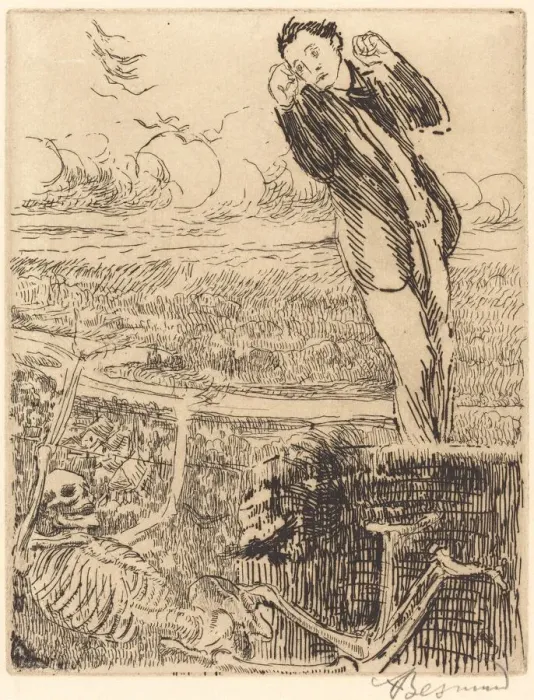 Framed Print : Vertigo (Le vertige), 1900. Creator: Paul Albert Besnard Framed Print : Vertigo (Le vertige), 1900. Creator: Paul Albert Besnard