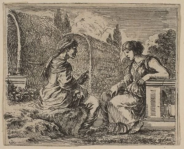 Vertumnus and Pomona, from Game of Mythology (Jeu de la Mythologie), 1644