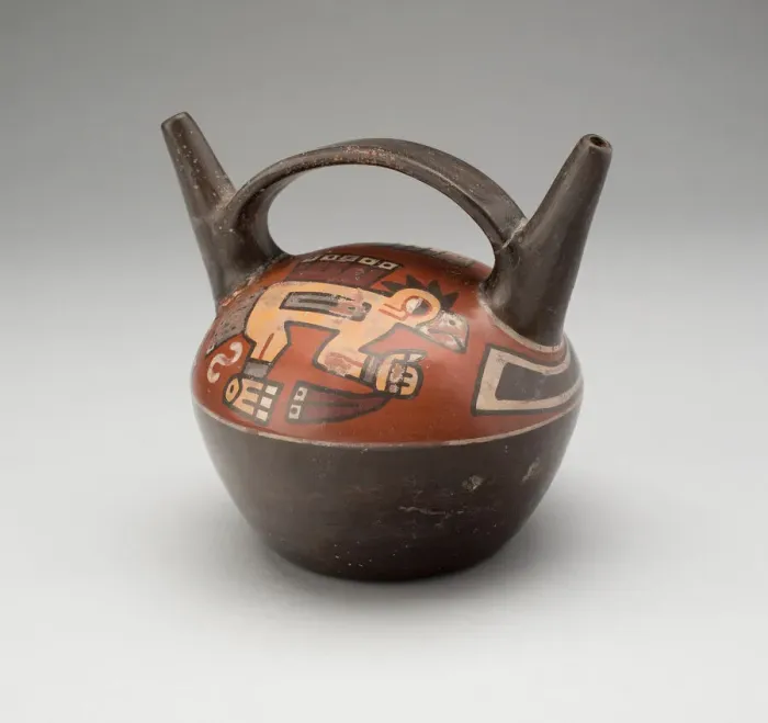 Framed Print : Vessel Depicting Abstract Birds, A. D. 700 / 1000. Creator: Unknown Framed Print : Vessel Depicting Abstract Birds, A. D. 700 / 1000. Creator: Unknown