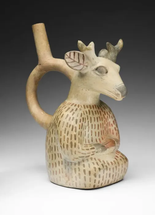 Framed Print : Vessel in the Form of a Deer Impersonator, 100 B. C. / A. D. 500. Creator: Unknown Framed Print : Vessel in the Form of a Deer Impersonator, 100 B. C. / A. D. 500. Creator: Unknown