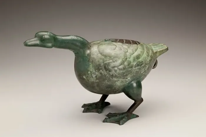 Framed Print : Vessel in the form of a goose, 500-225 B.C.E.. Creator: Unknown Framed Print : Vessel in the form of a goose, 500-225 B.C.E.. Creator: Unknown