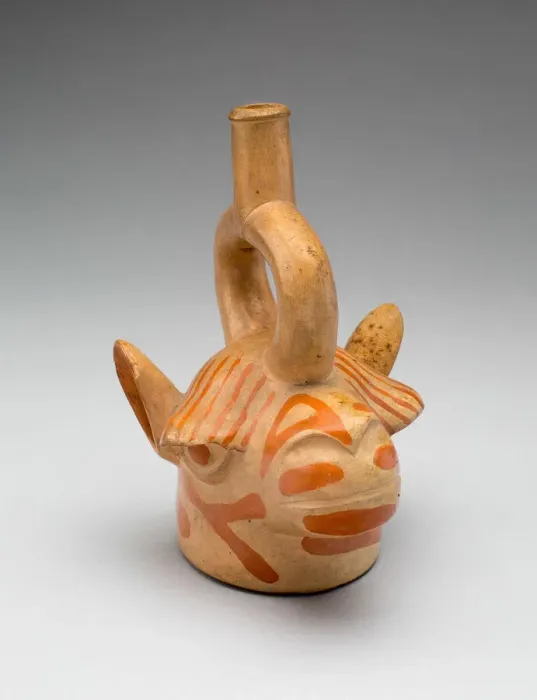 Framed Print : Vessel in the Form of the Head of a Llama, 100 B. C. / A. D. 500. Creator: Unknown Framed Print : Vessel in the Form of the Head of a Llama, 100 B. C. / A. D. 500. Creator: Unknown